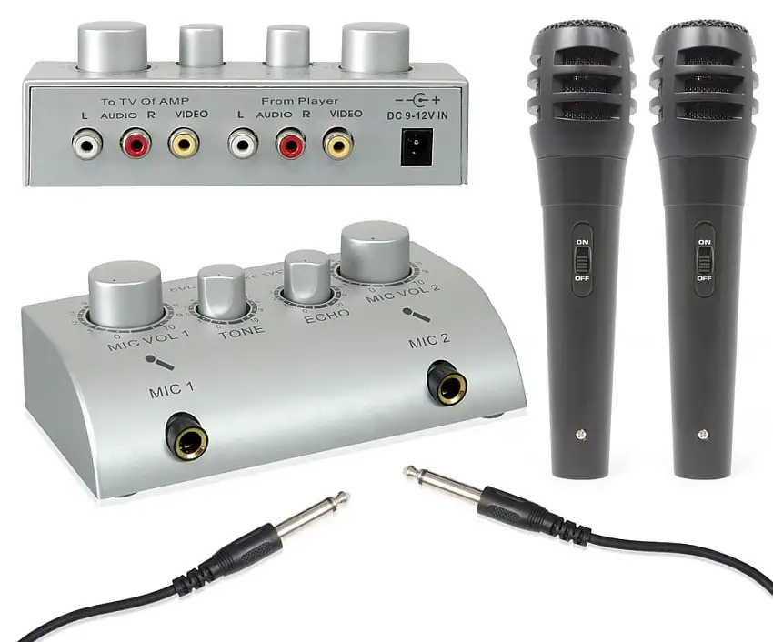 VONYX AV430 Karioka Mikrofon kontroll