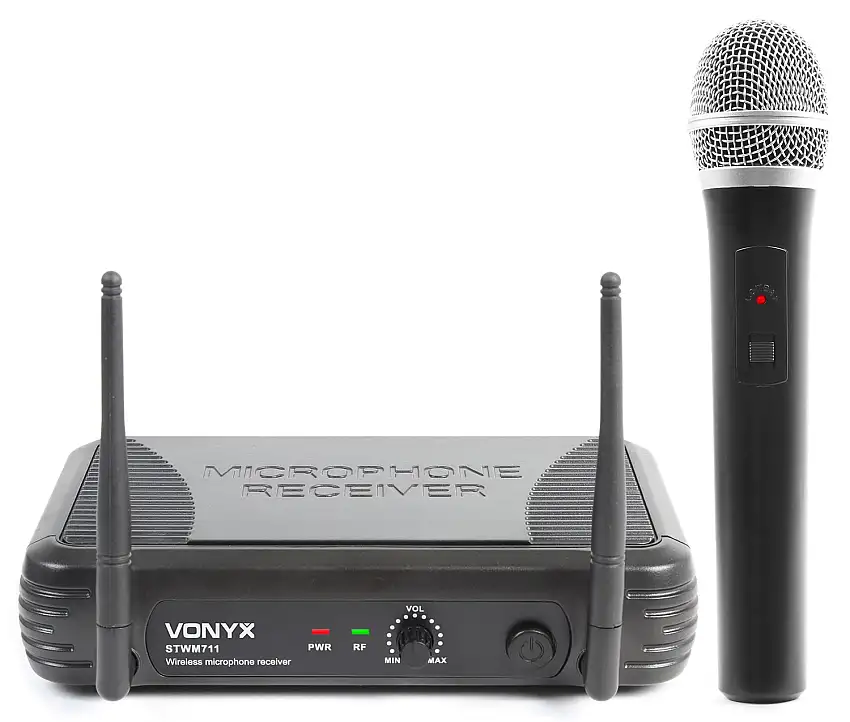Vonyx STWM711 trådlöst mikrofonsystem VHF 1kanal