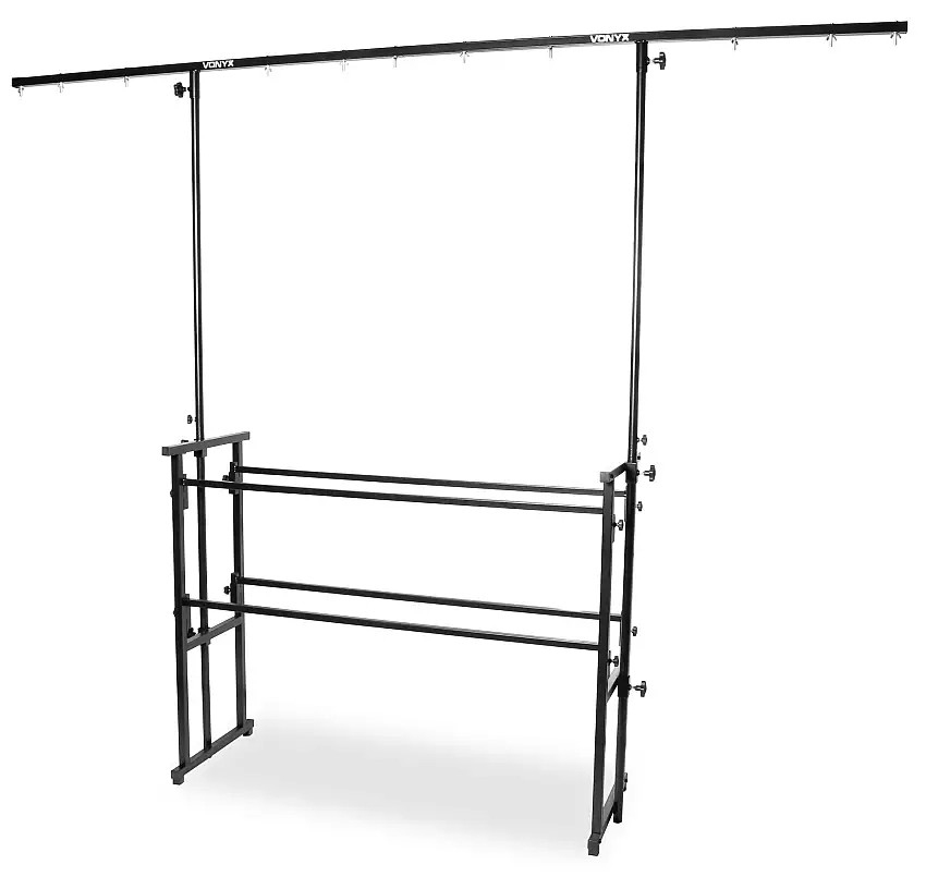 Vonyx DB7 Pro mobilt Disco stativ, svart