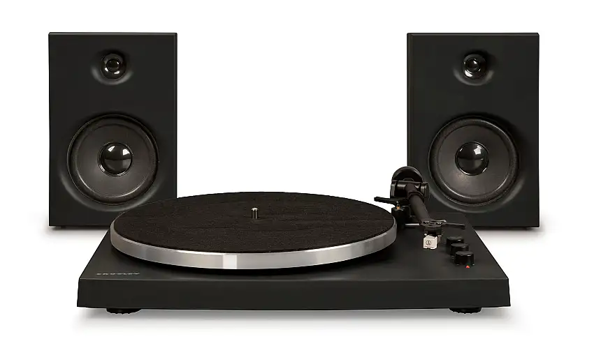 Crosley T150 Skivspelare med högtalare (svart)