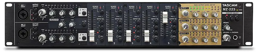 Tascam MZ-223 3-Zone Installation Mixer