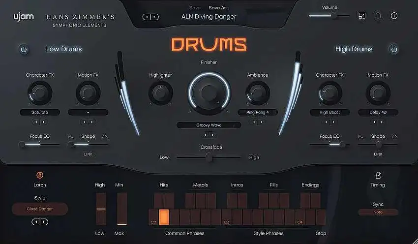 ujam Symphonic Drums