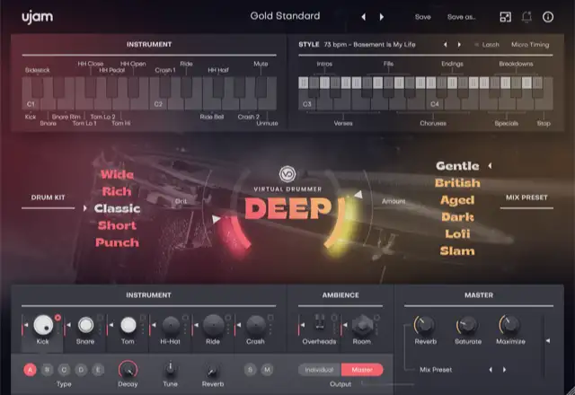 ujam Virtual Drummer Deep