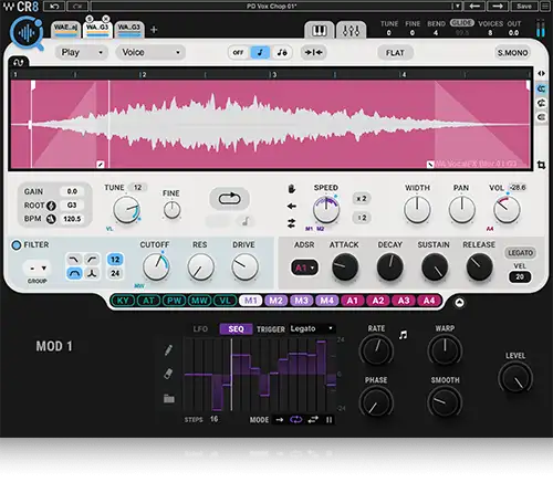 Waves CR8 Creative Sampler