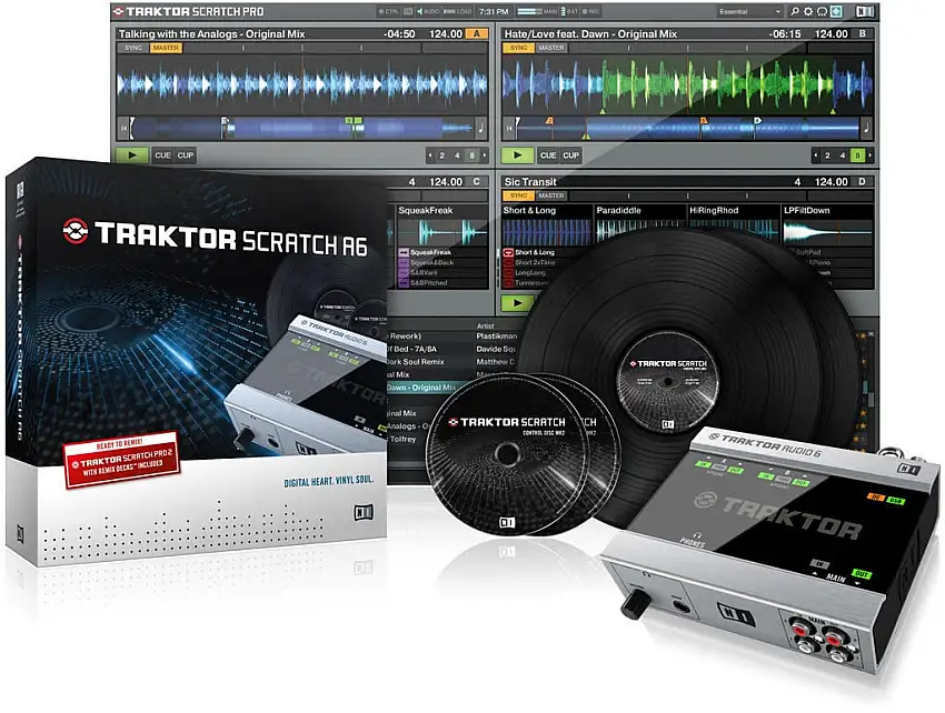 Native Instruments Traktor Scratch A6 DVS/tidskod