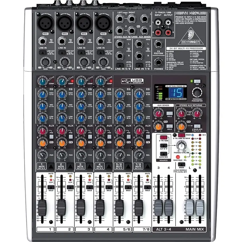Behringer XENYX X 1204 USB Mixningsbord