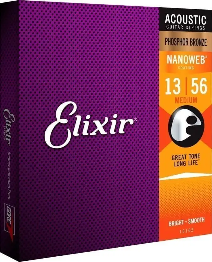 Elixir 16102 Nanoweb 13-56 Gitarrsträngar