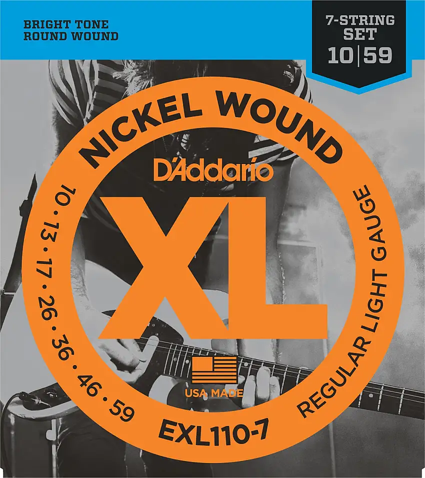 D'Addario EXL110-7 E-gitarrsträngar