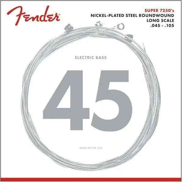 Fender Super 7250 Bass Strings 45-105 Basgitarrsträngar