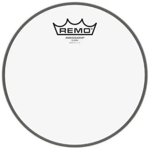 Remo BA-0308-00 Ambassador Clear 8" Trumhuvud