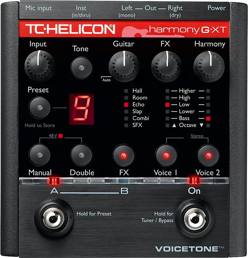 TC Helicon VoiceTone HARMONY G XT Vokalprocessor