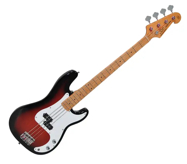 SX SPB57 2-Tone Sunburst 4-strängad basgitarr
