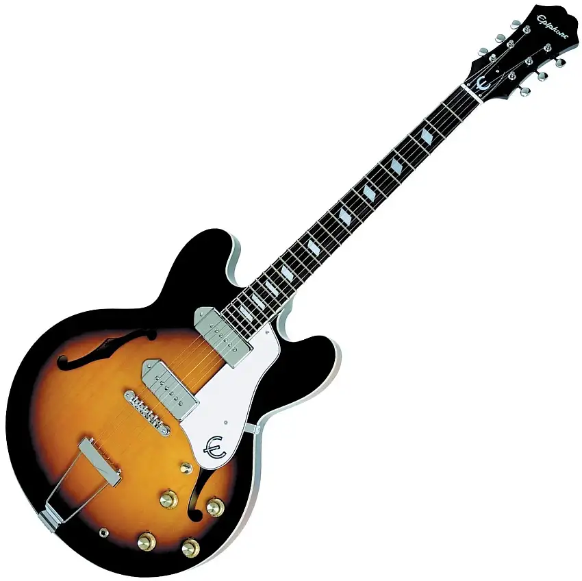 Epiphone Casino Vintage Sunburst Halvakustisk gitarr