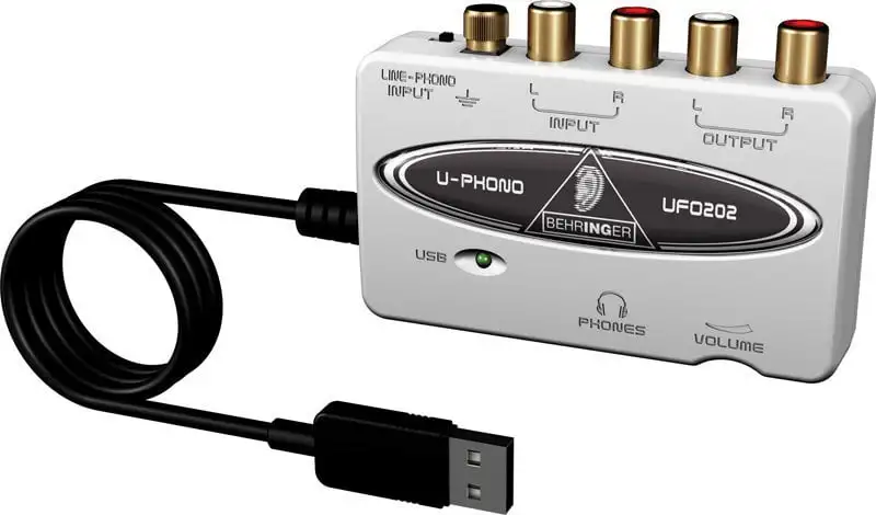 Behringer UFO 202 U-PHONO USB-ljudgränssnitt