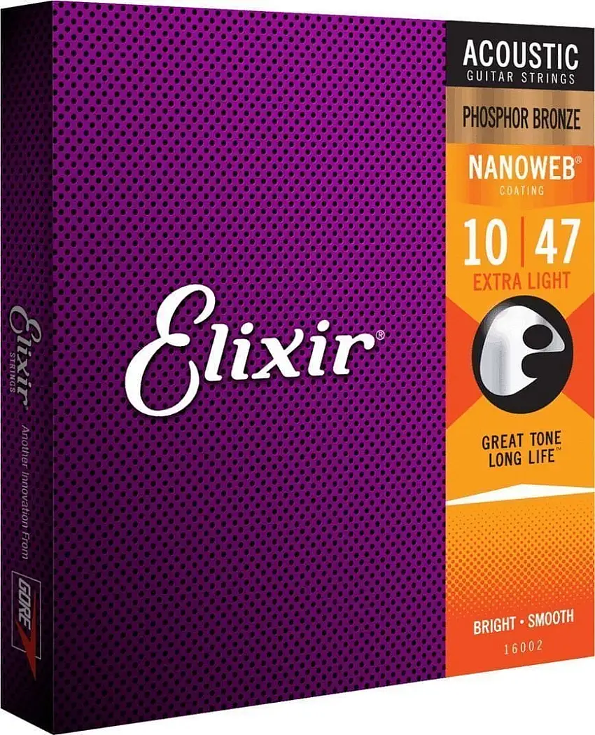 Elixir 16002 Nanoweb 10-47 Gitarrsträngar