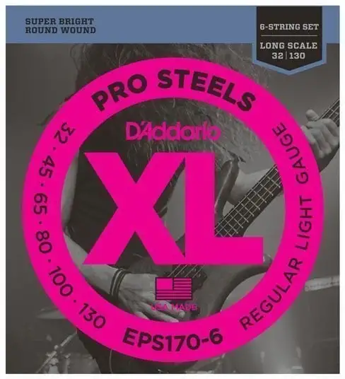 D'Addario EPS170-6 Basgitarrsträngar