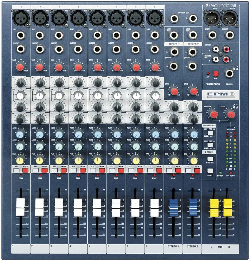 Soundcraft EPM 8 Mixningsbord
