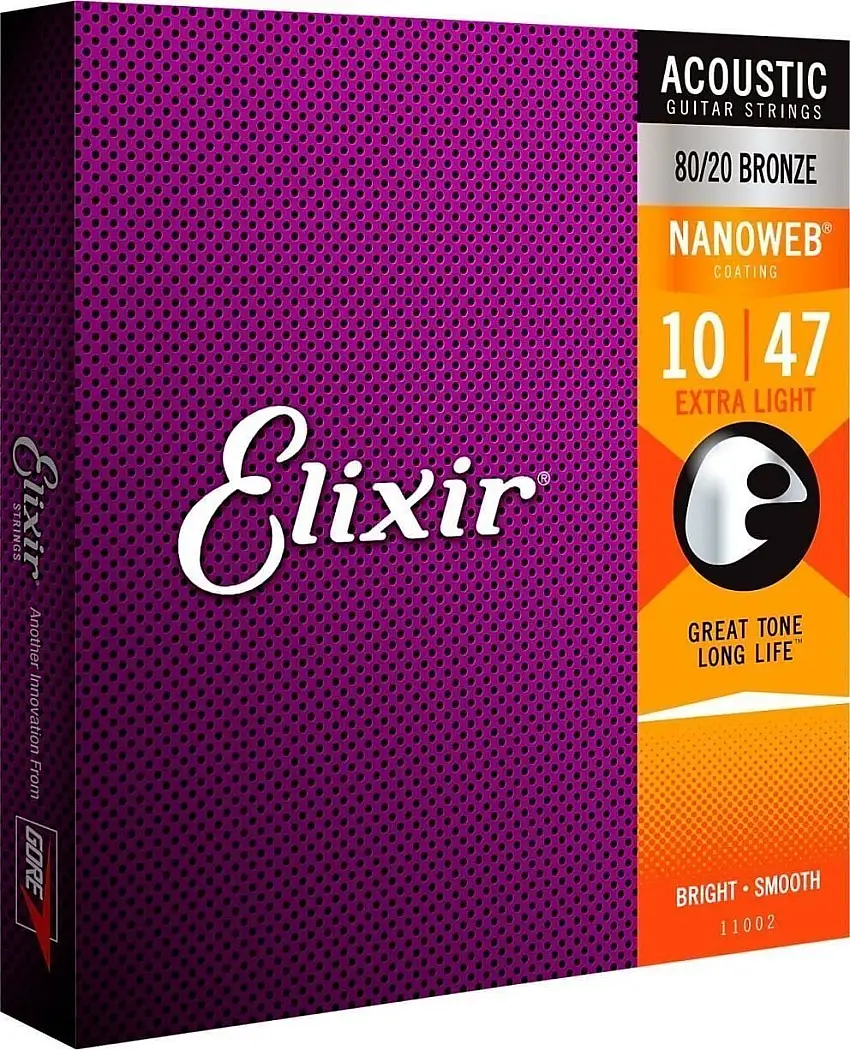 Elixir 11002 Nanoweb 10-47 Gitarrsträngar