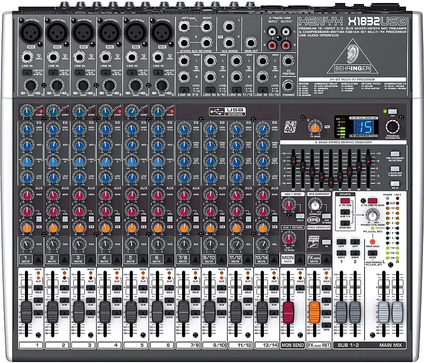 Behringer XENYX X 1832 USB Mixningsbord