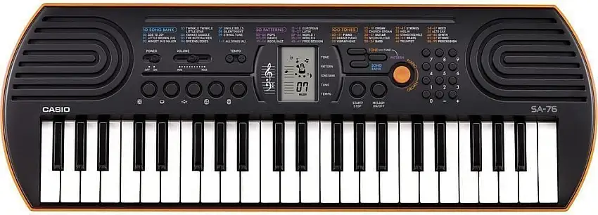 Casio SA-76 Tangentbord för barn Black