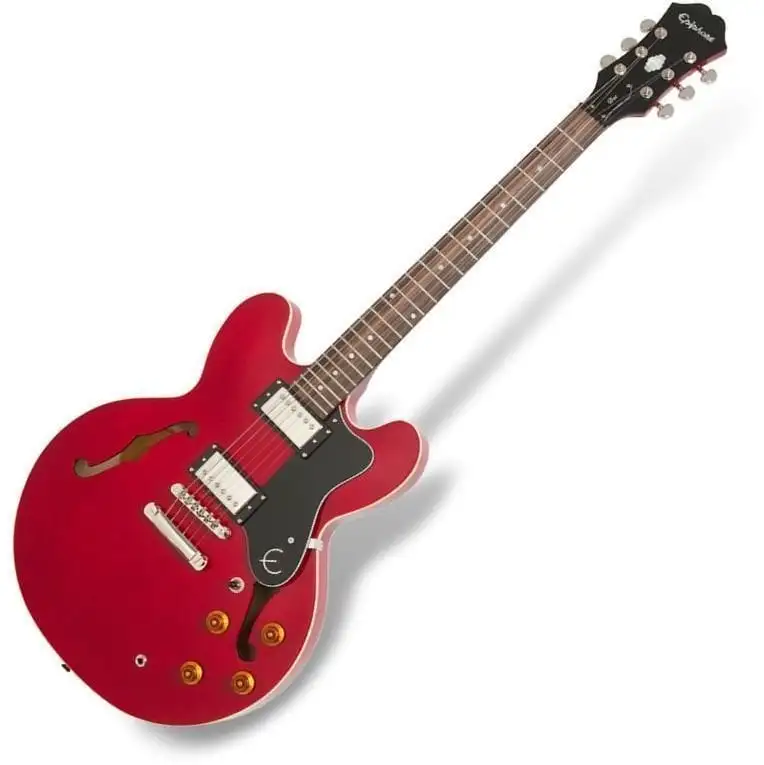 Epiphone The Dot Cherry Halvakustisk gitarr