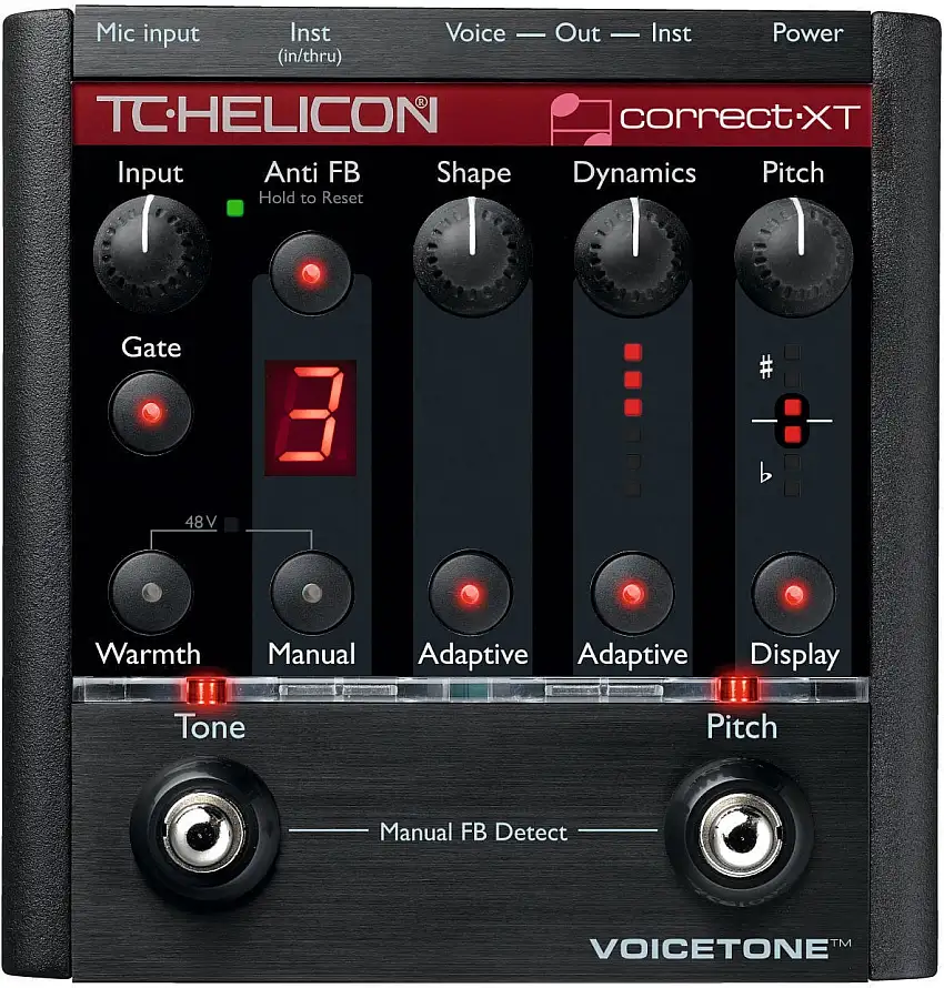 TC Helicon VoiceTone CORRECT XT Vokalprocessor