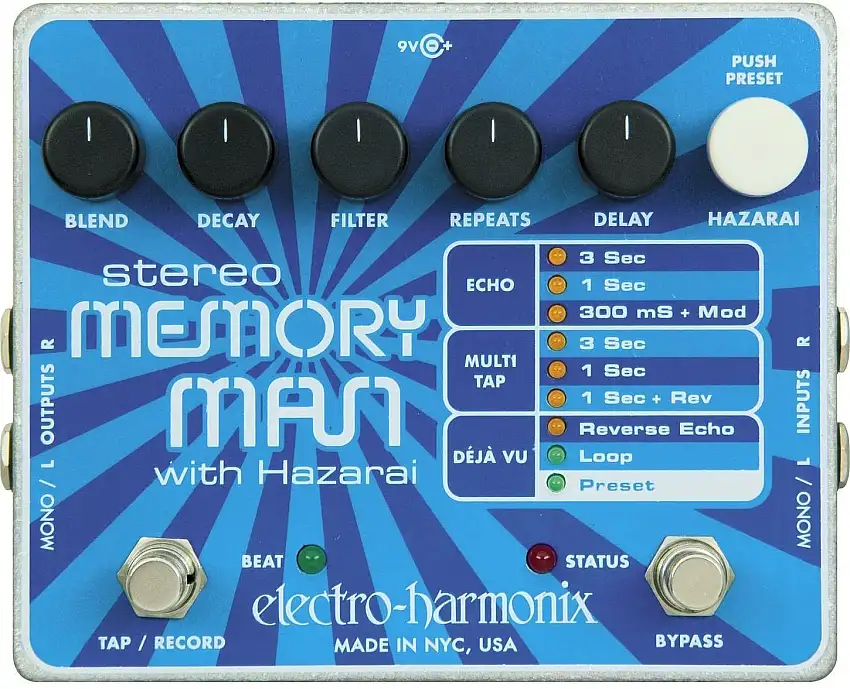 Electro Harmonix Stereo Memory Man With Hazarai Gitarreffekt