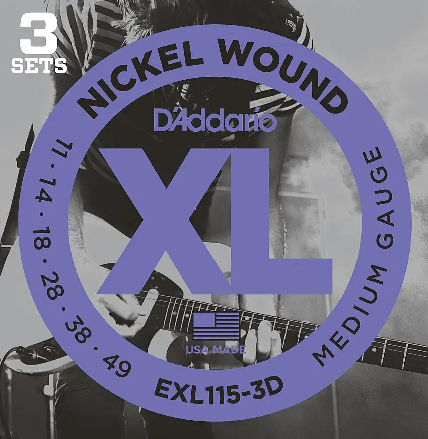 D'Addario EXL115-3D E-gitarrsträngar