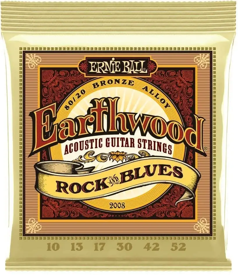 Ernie Ball 2008 Earthwood Rock & Blues Gitarrsträngar