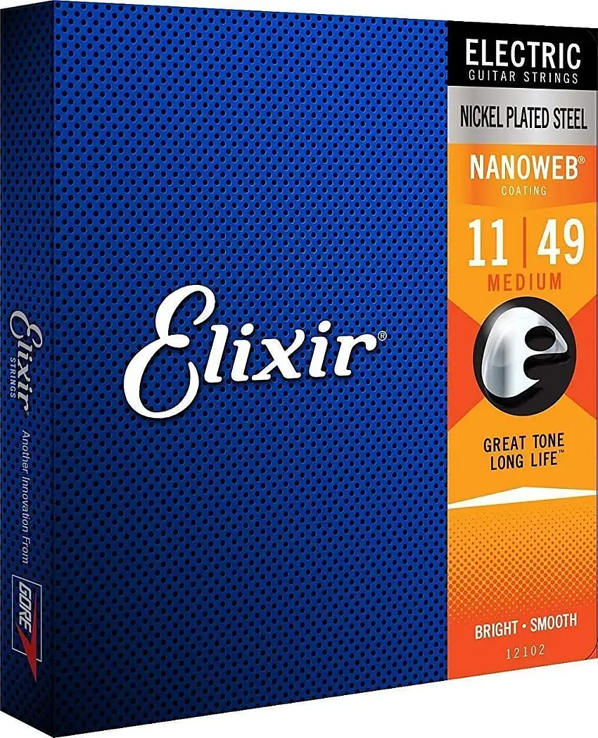 Elixir 12102 Nanoweb 11-49 E-gitarrsträngar