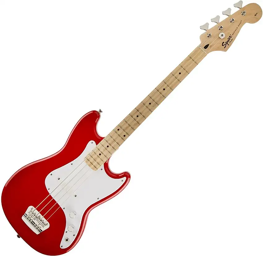 Fender Squier Bronco Bass MN Torino Red 4-strängad basgitarr
