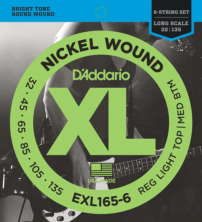 D'Addario EXL165-6 Basgitarrsträngar