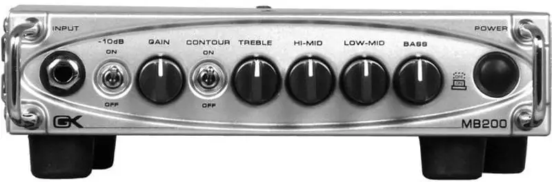 Gallien Krueger MB-200 Solid State basförstärkarhuvuden