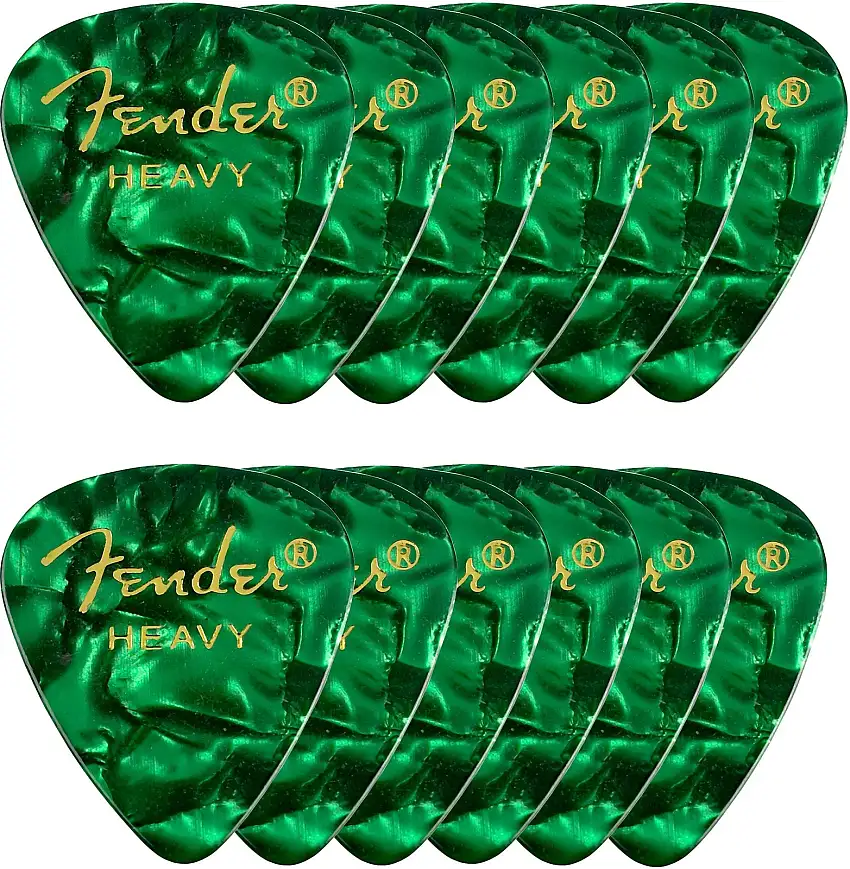 Fender 351 Shape Premium 12 Green Moto Plocka
