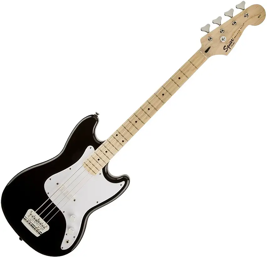 Fender Squier Bronco Bass MN Black 4-strängad basgitarr