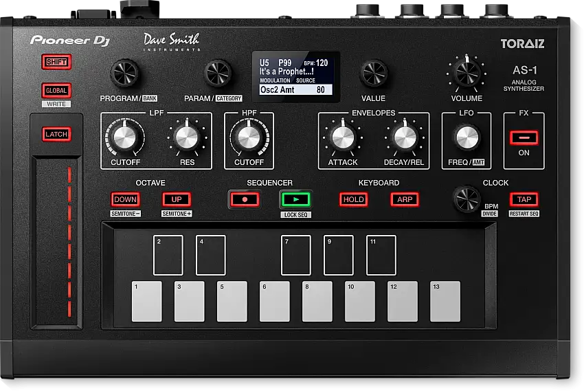 Pioneer DJ TORAIZ AS-1 Synthesizer