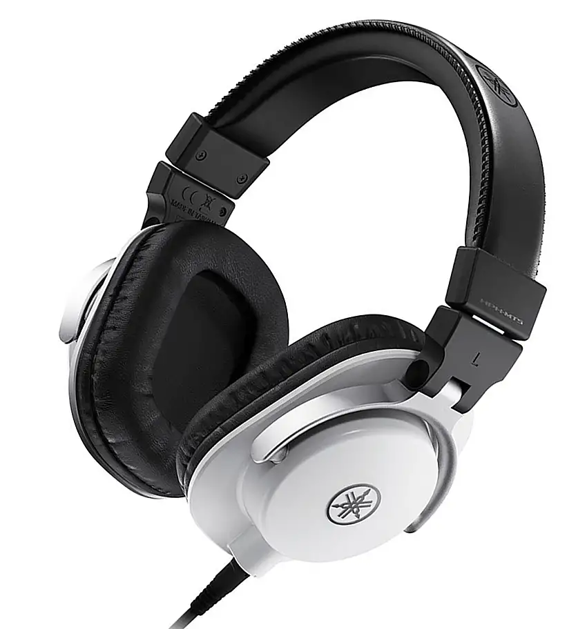 Yamaha HPH-MT5 Studio-hörlurar (vita)