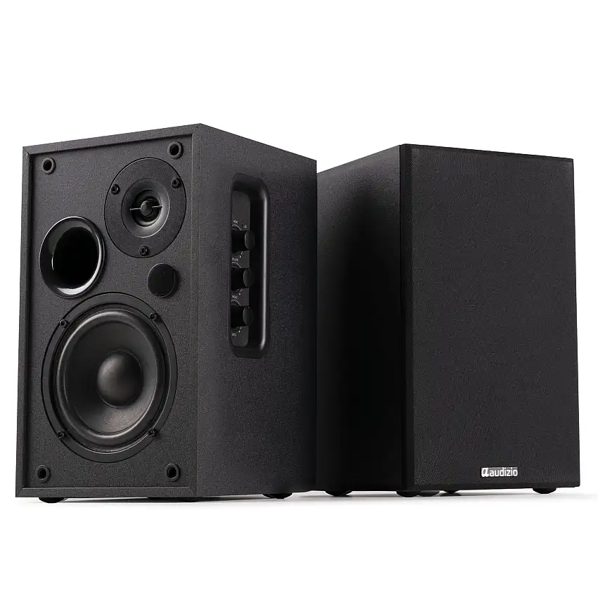 Audizio KS02 Aktiva Bokhyllehögtalare 80W Svart