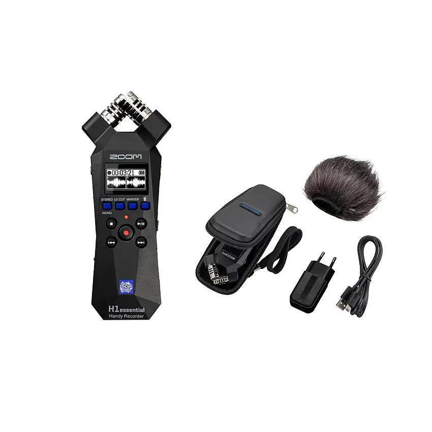 Zoom H1e Essential Handy Recorder + Tillbehörspaket