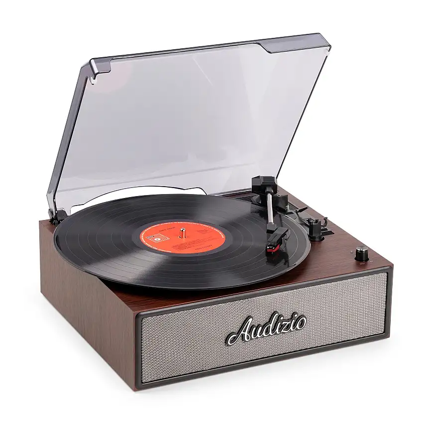 Audizio Reno Skivspelare Retro Wood