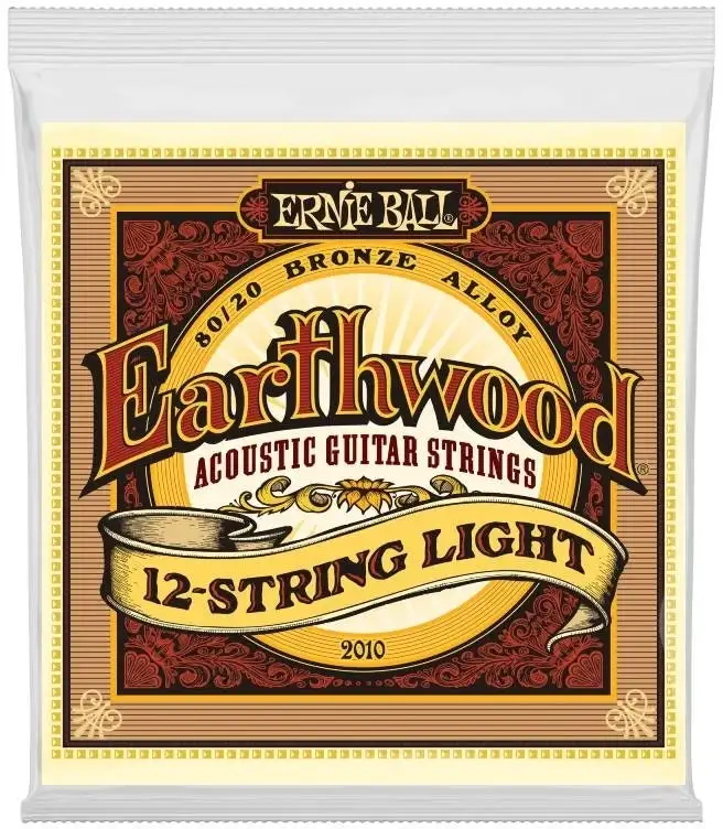 Ernie Ball 2010 Earthwood 80/20 12-strängad Light