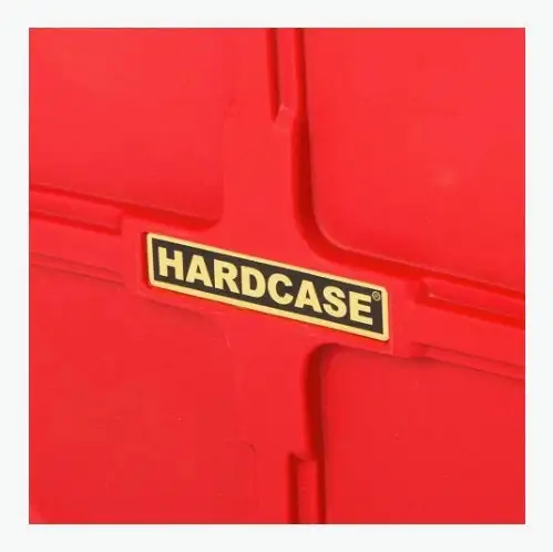 Hardcase 24" Bass Drum Case Red