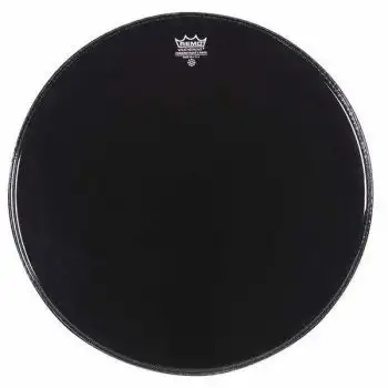 Remo 20" Powerstroke3 Ebony Front