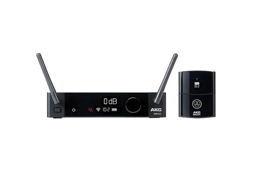 AKG DMS300 Trådlöst instrumentset 2,4 GHz | 8 kanaler | Digital 24-bit/48 kHz