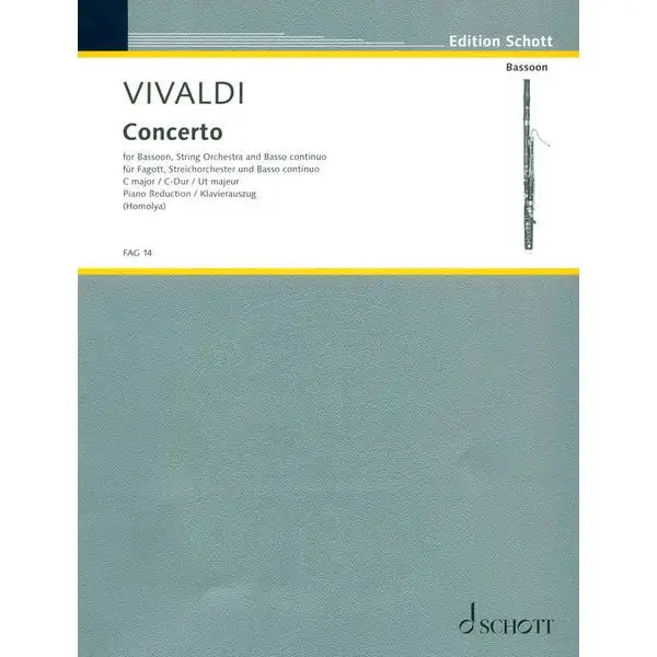 Schott Vivaldi Fagottkonzert RV 472