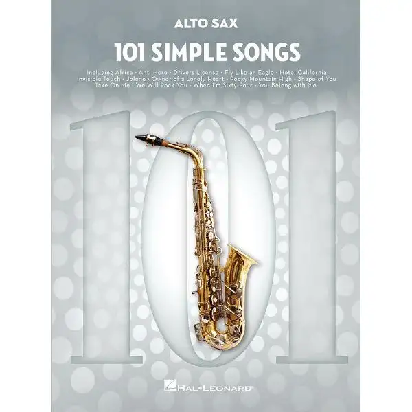 Hal Leonard 101 Simple Songs Alto Sax