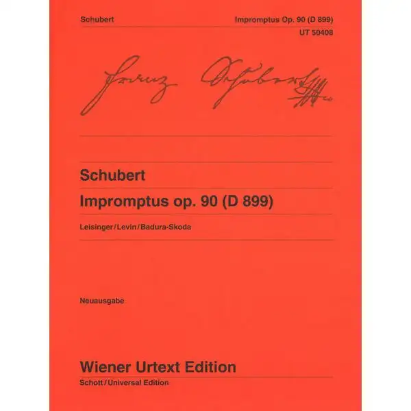 Wiener Urtext Edition Schubert Impromptus op. 90