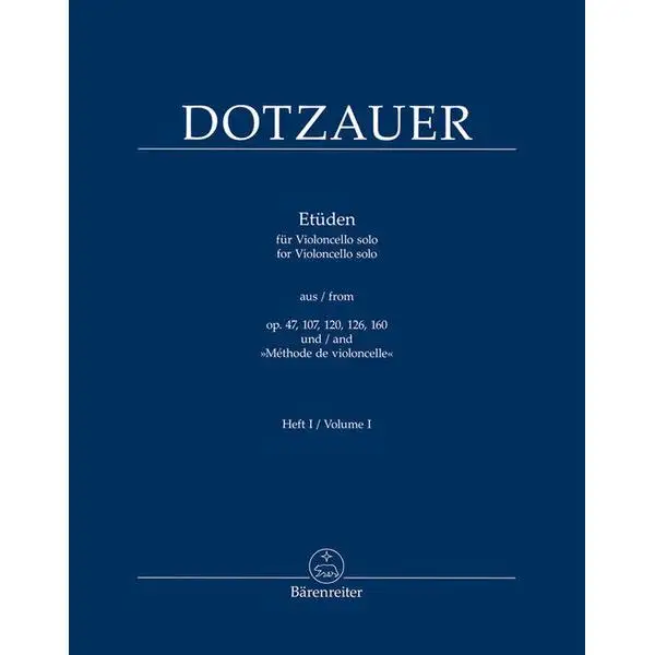 Bärenreiter Dotzauer Etüden Cello