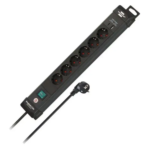 Brennenstuhl Premium Line 6-Way USB 3m
