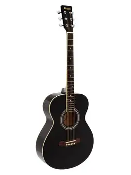 DiMavery AW-303 Western Guitar - Sort